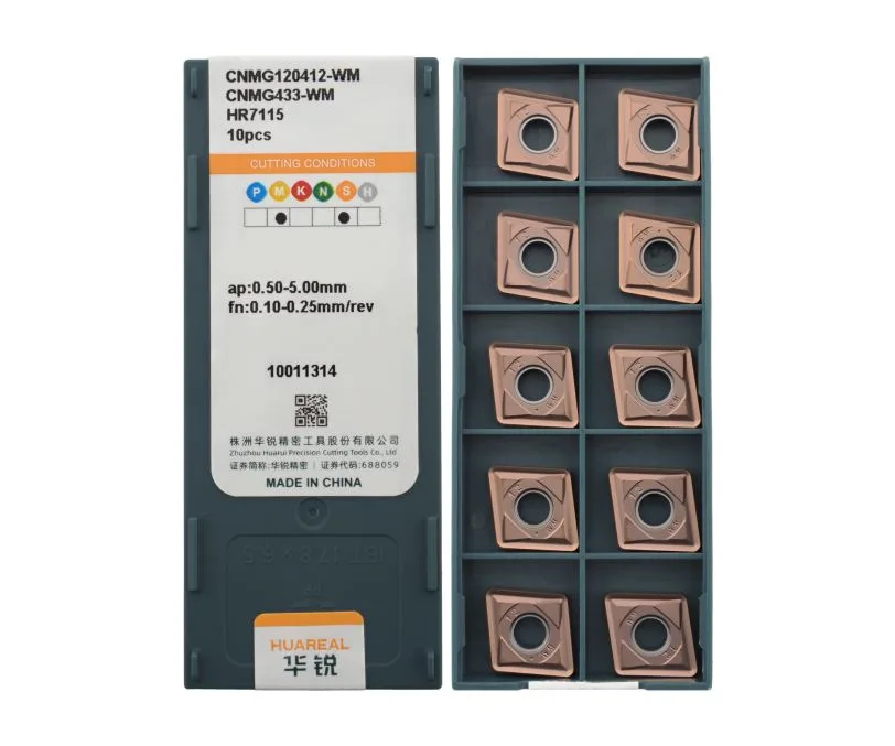 Пластина токарная для точения HUAREAL CNMG120412-WM-HR7115, арт. 00071232: фото 2