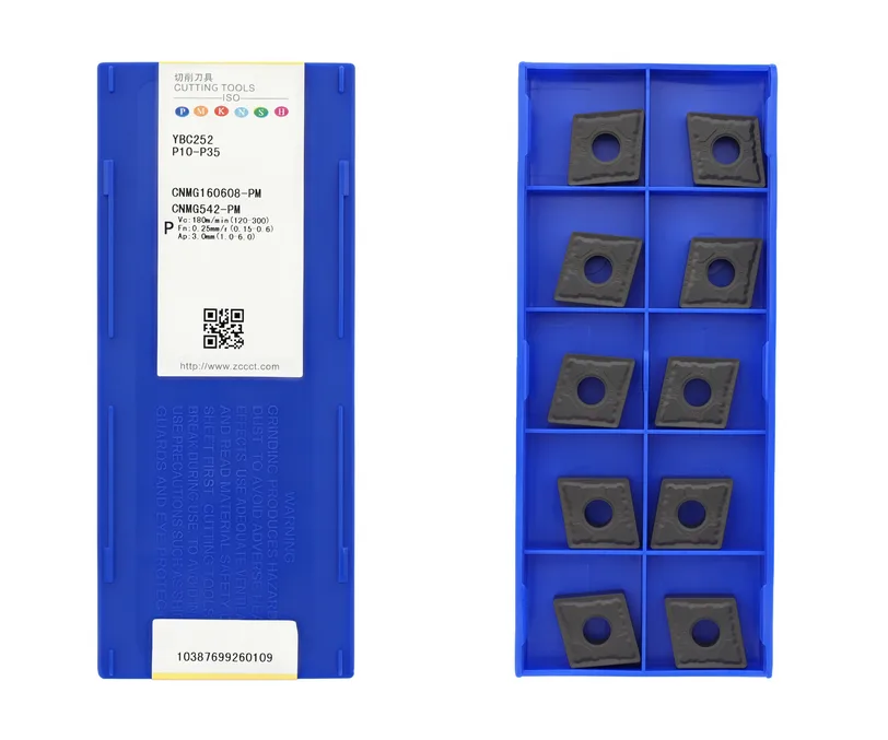 Пластина токарная для точения ZCC CT CNMG160608-PM-YBC252, арт. 00126636: фото 2