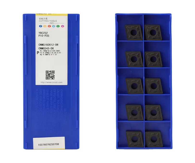 Пластина токарная для точения ZCC CT CNMG160612-DR-YBC252, арт. 00104318: фото 3