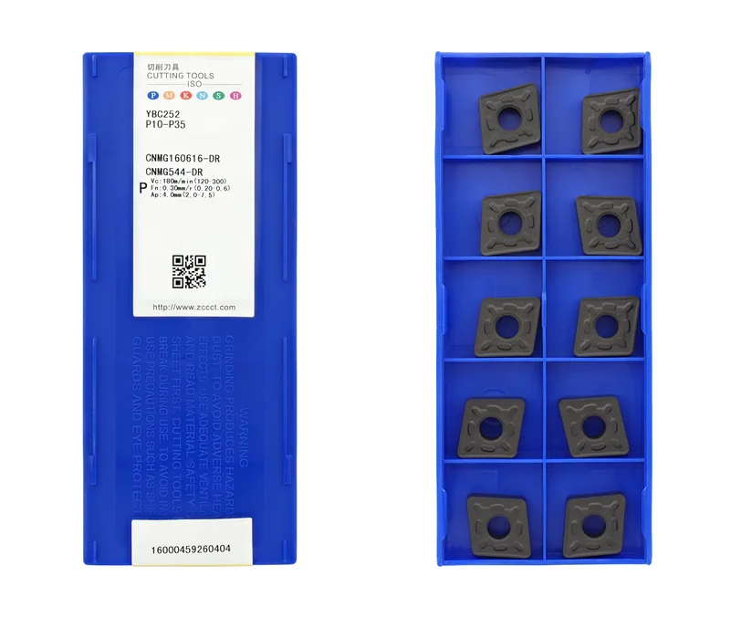 Пластина токарная для точения ZCC CT CNMG160616-DR-YBC252, арт. 00126638: фото 2