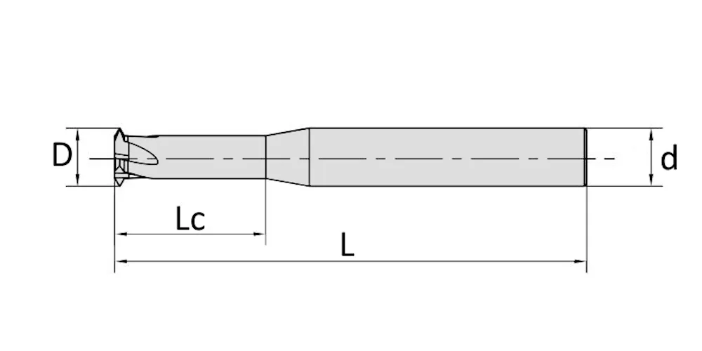 D1MT060600C16-60 BR205 Фреза резьбонарезная твердосплавная CNCONE, арт. 00100300