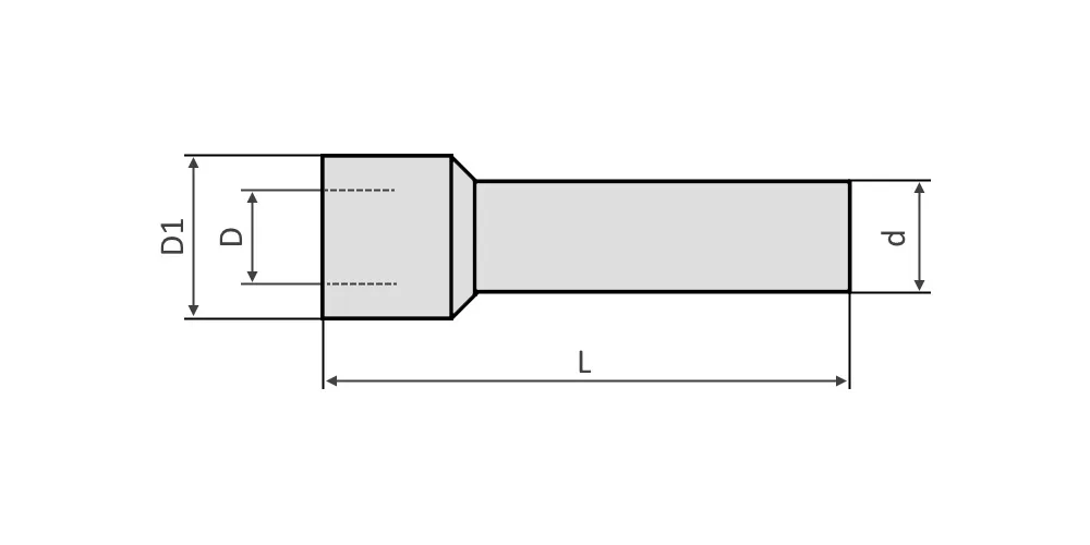 Оправка для дисковых твердосплавных фрез (OLICNC) D8-D12-D12-L68, арт. 00111892: фото 3