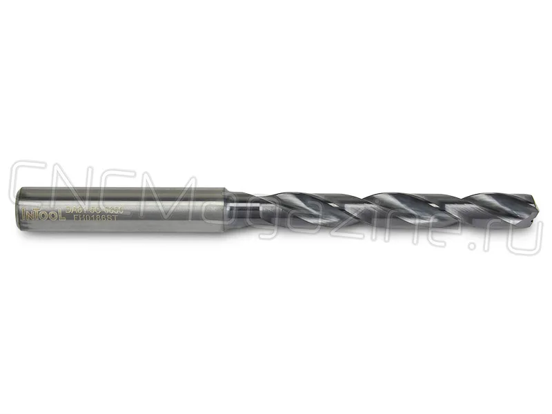 Сверло твердосплавное по металлу 6.5 мм DA81-5C-0650 ц/х Intool, арт. 17204
