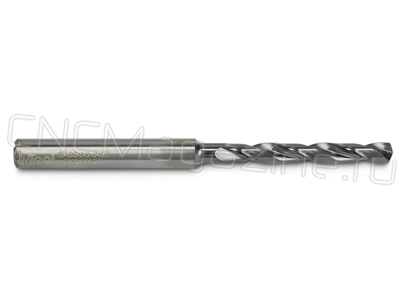 Сверло твердосплавное по металлу 4.2 мм DA83-5C-0420 ц/х Intool, арт. 17132