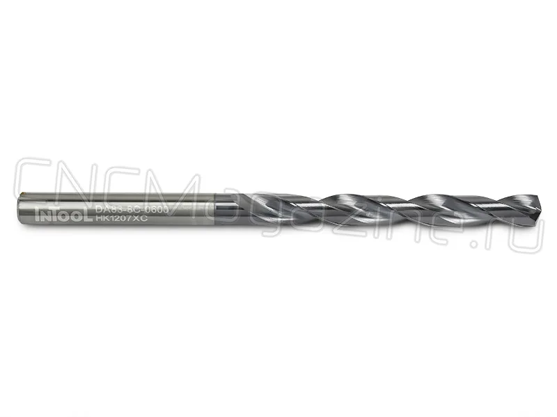 Сверло твердосплавное по металлу 6 мм DA83-8C-0600 ц/х Intool, арт. 17150