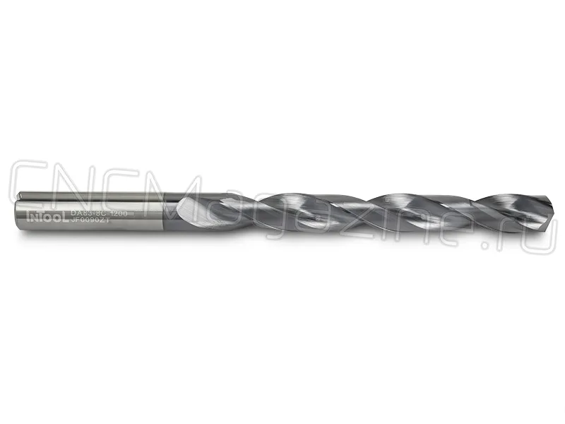 Сверло твердосплавное по металлу 12 мм DA83-8C-1200 ц/х Intool, арт. 17157