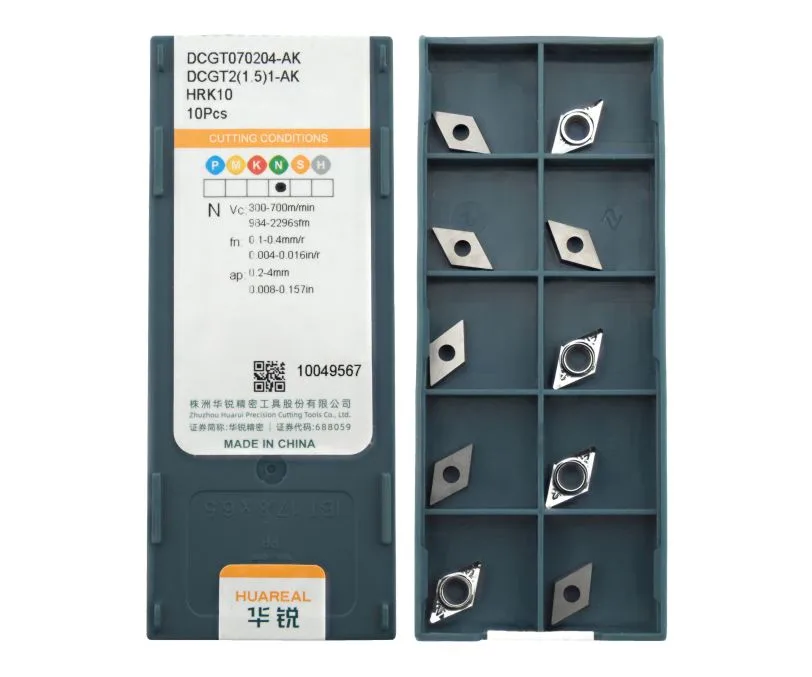 Пластина токарная для точения HUAREAL DCGT070204-AK-HRK10, арт. 00075288: фото 3