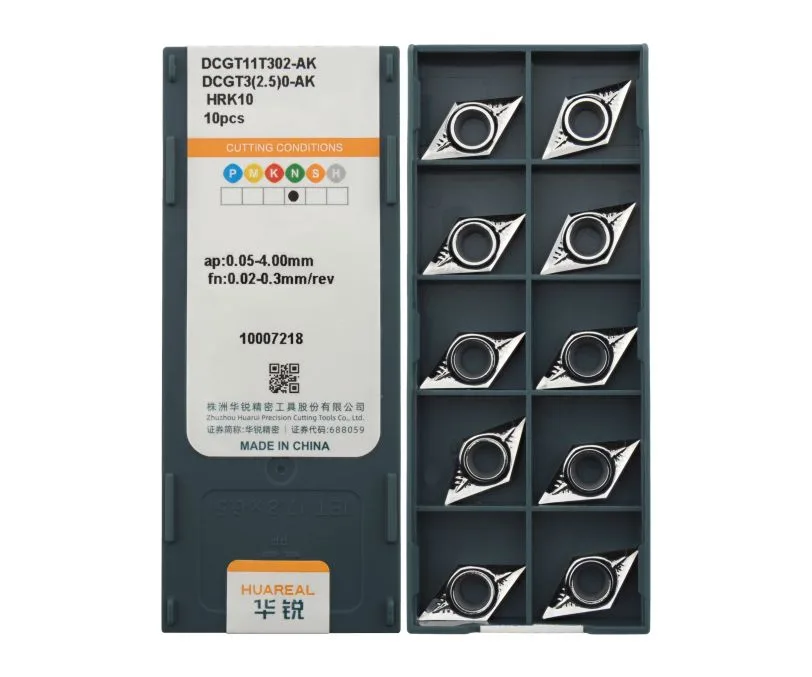 Пластина токарная для точения HUAREAL DCGT11T302-AK-HRK10, арт. 00073225: фото 2