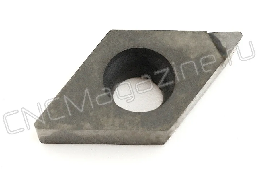 DCGW11T304-1GC IDN005P пластина для точения с одной напайкой из PCD Intool, арт. 12428