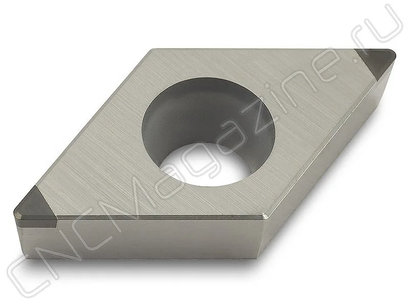DCGW11T304M-2 IBK015P пластина для точения с двумя напайками PCBN Intool, арт. 17787