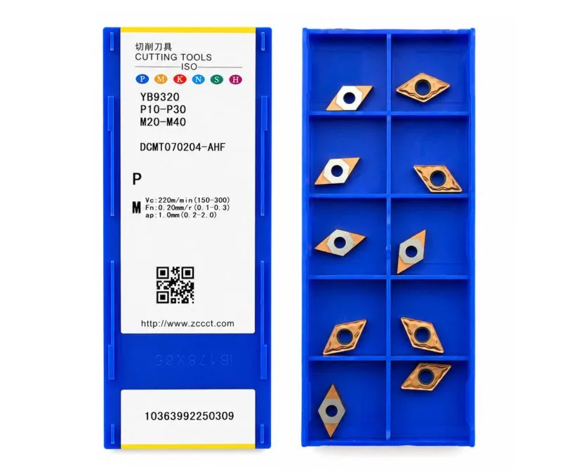 Пластина токарная для точения ZCC CT DCMT070204-AHF-YB9320, арт. 00126649: фото 2