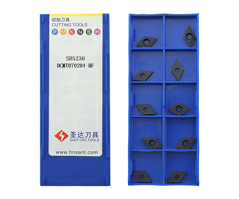 Пластина токарная для точения SANT DCMT070204-HF-SD5236, арт. 00076317: фото 2
