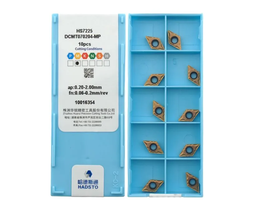 Пластина токарная для точения HADSTO DCMT070204-MP-HS7225, арт. 00073226: фото 2