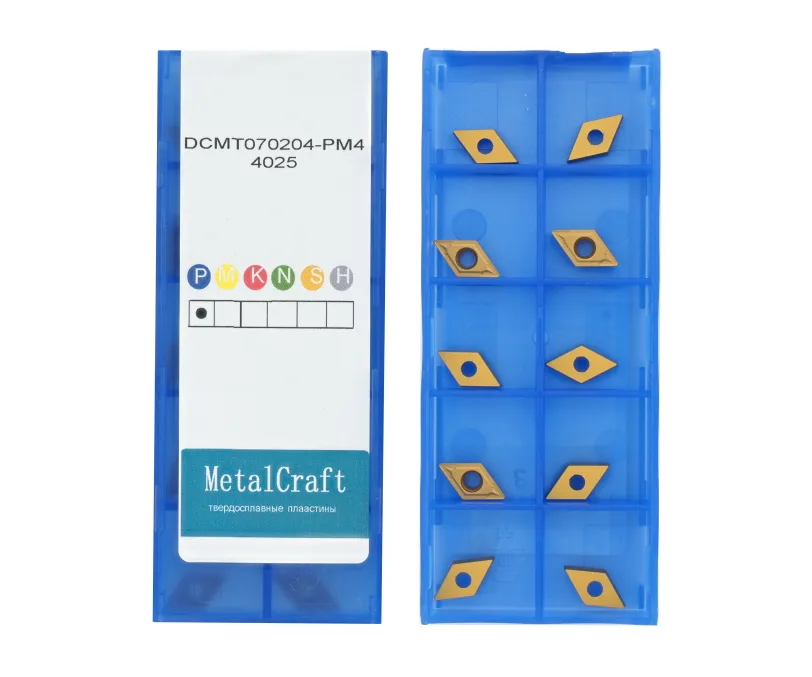 Пластина токарная для точения MetalCraft DCMT070204-PM4-4025, арт. 00090583: фото 2