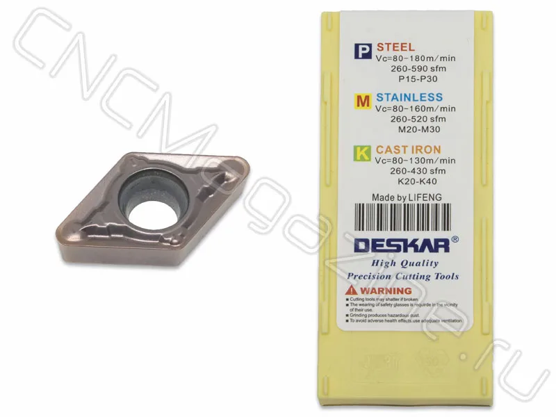 DCMT070208-MV LF6018 пластина для точения DESKAR, арт. 25784