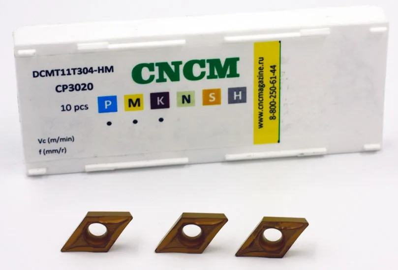 DCMT11T304-HM CP3020 пластина для точения CNCM, арт. 07222: фото 2