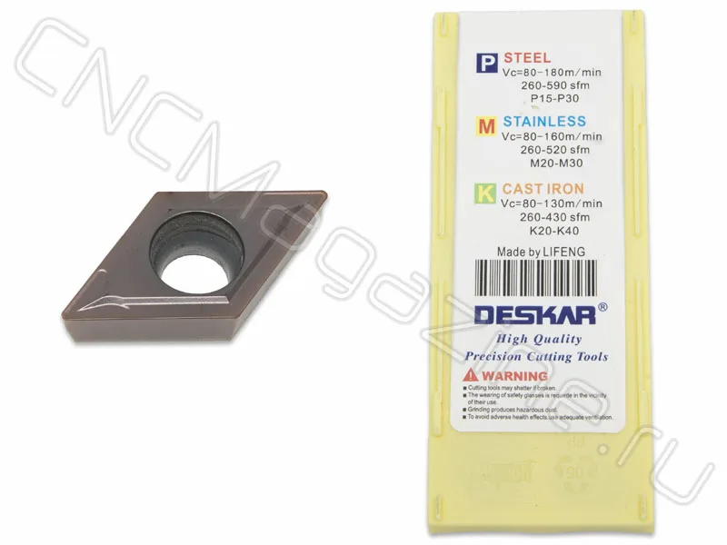 DCMT11T304 LF6018 пластина для точения DESKAR, арт. 25785
