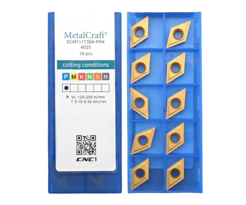 Пластина токарная для точения MetalCraft DCMT11T304-PM4-4025, арт. 00083207: фото 2