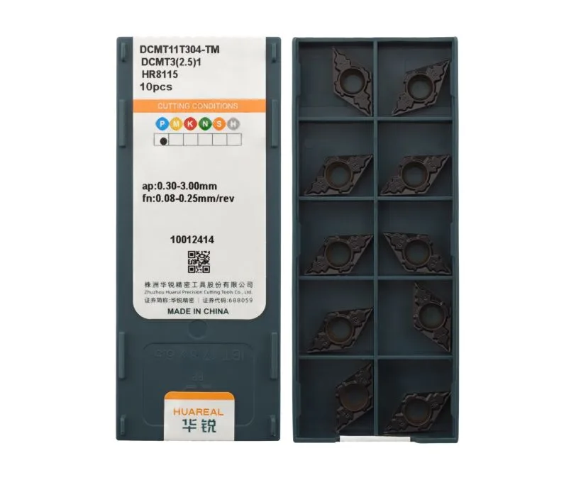 Пластина токарная для точения HUAREAL DCMT11T304-TM-HR8115, арт. 00071240: фото 2