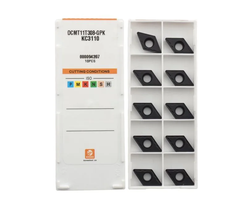 Пластина токарная для точения KOVES DCMT11T308-GPK-KC3110, арт. 00071983: фото 3