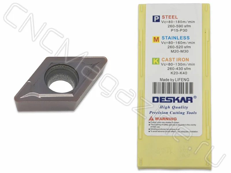 DCMT11T308 LF6018 пластина для точения DESKAR, арт. 25786