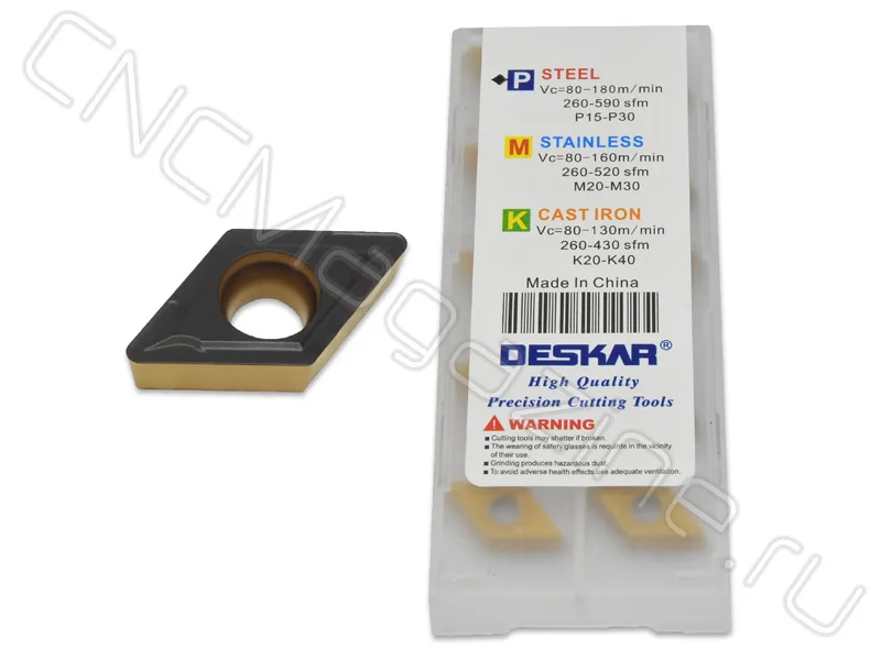 DCMT11T308 LF9218 пластина для точения DESKAR, арт. 27433