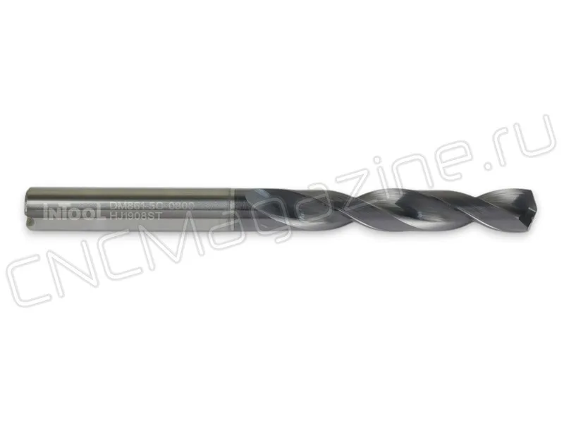 Сверло твердосплавное по металлу 8 мм DM861-5C-0800 ц/х Intool, арт. 17125