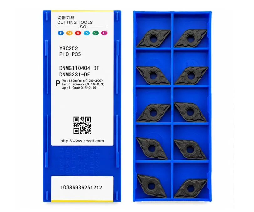Пластина токарная для точения ZCC CT DNMG110404-DF-YBC252, арт. 00126657: фото 2