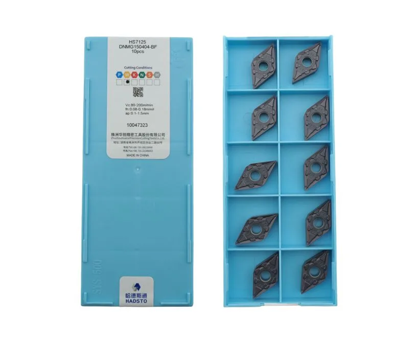 Пластина токарная для точения HADSTO DNMG150404-BF-HS7125, арт. 00071313: фото 2