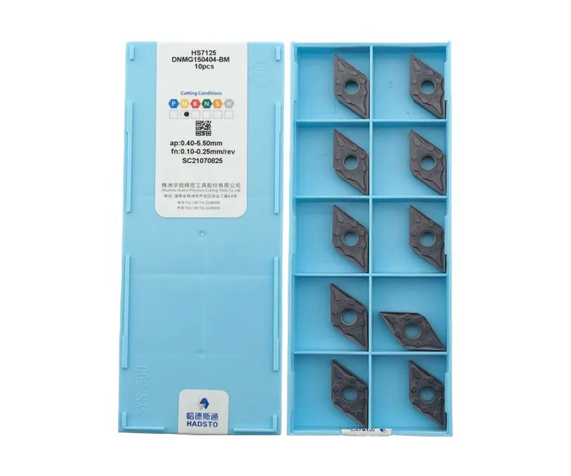 Пластина токарная для точения HADSTO DNMG150404-BM-HS7125, арт. 00071314: фото 2