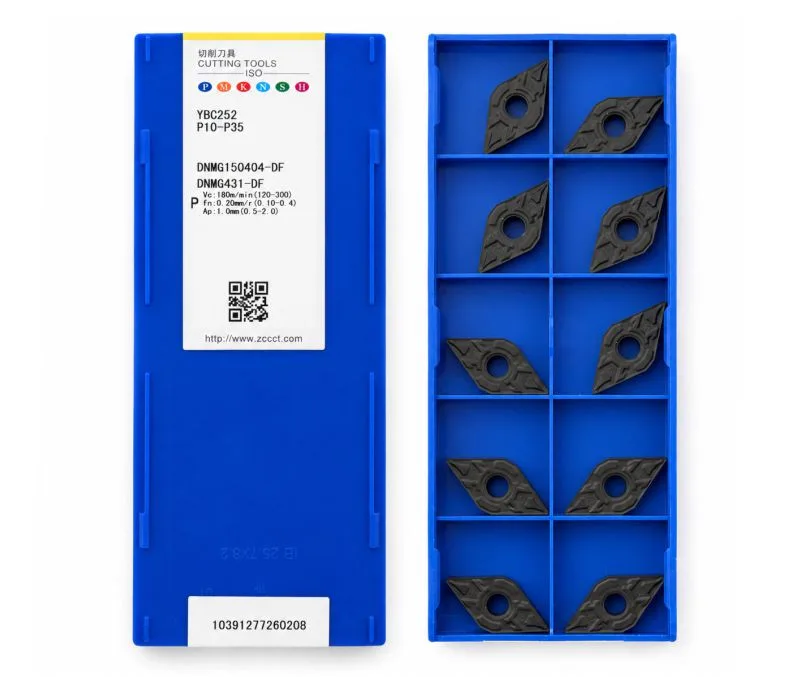 Пластина токарная для точения ZCC CT DNMG150404-DF-YBC252, арт. 00126660: фото 2
