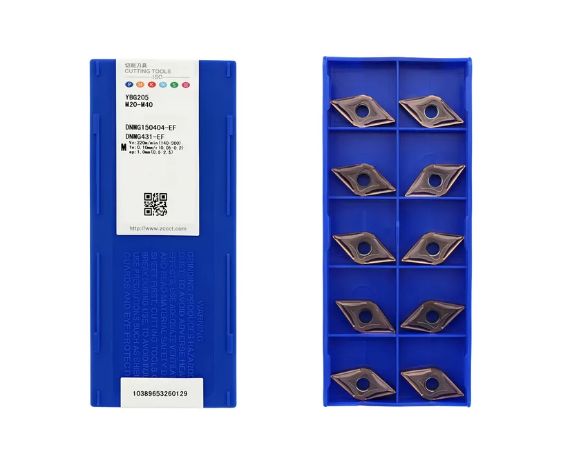 Пластина токарная для точения ZCC CT DNMG150404-EF-YBG205, арт. 00126661: фото 2