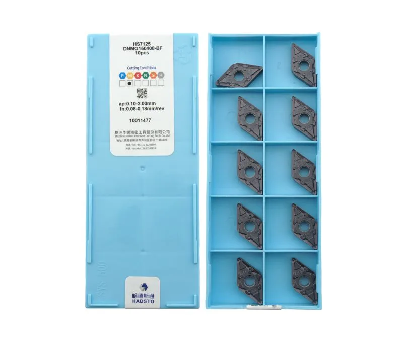 Пластина токарная для точения HADSTO DNMG150408-BF-HS7125, арт. 00071316: фото 2