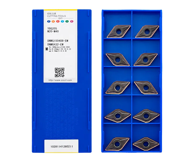 Пластина токарная для точения ZCC CT DNMG150408-EM-YBG205, арт. 00126662: фото 2
