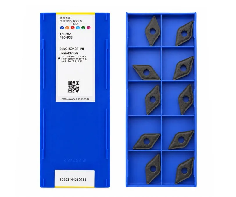 Пластина токарная для точения ZCC CT DNMG150408-PM-YBC252, арт. 00126663: фото 2