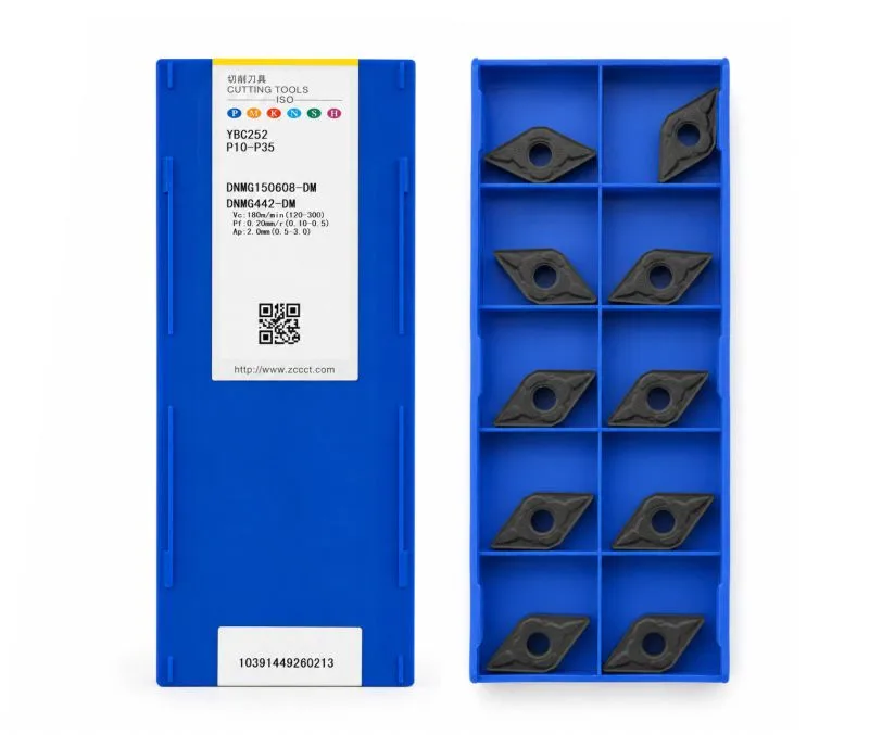 Пластина токарная для точения ZCC CT DNMG150608-DM-YBC252, арт. 00126665: фото 2