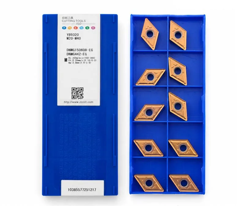 Пластина токарная для точения ZCC CT DNMG150608-EG-YB9320, арт. 00126854: фото 2