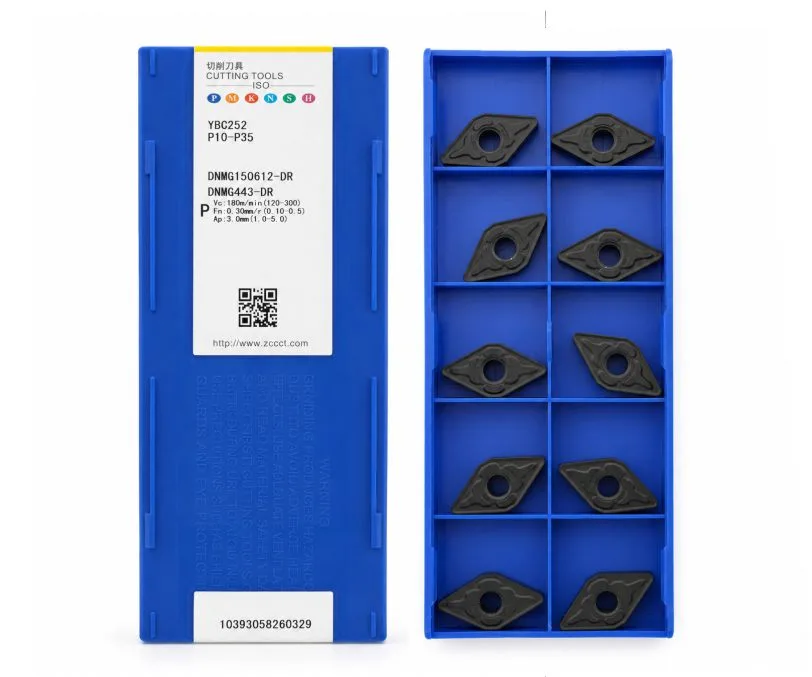Пластина токарная для точения ZCC CT DNMG150612-DR-YBC252, арт. 00126666: фото 2