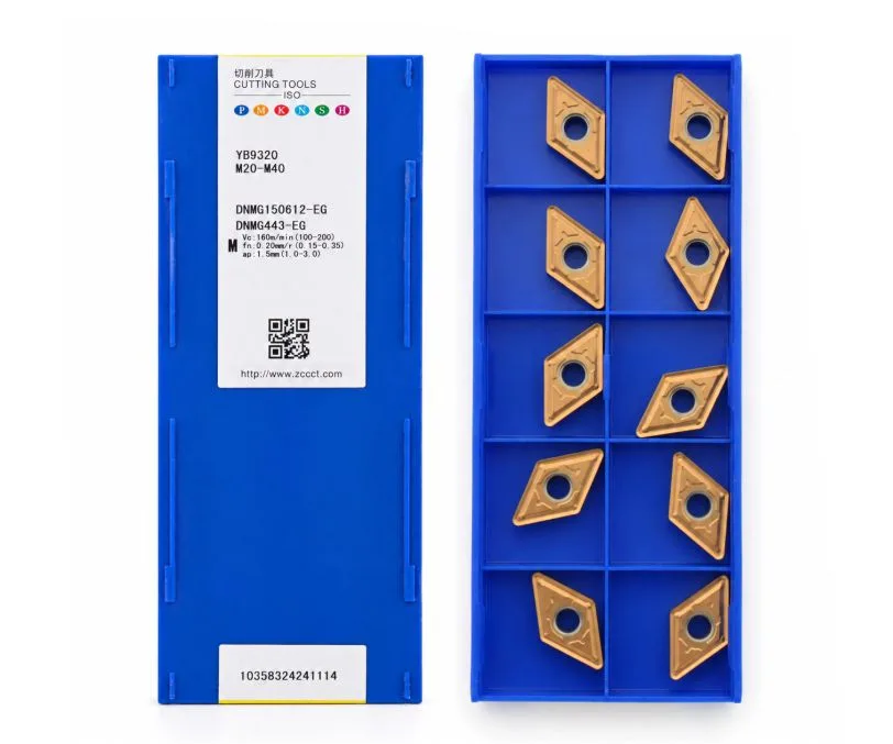 Пластина токарная для точения ZCC CT DNMG150612-EG-YB9320, арт. 00126855: фото 2