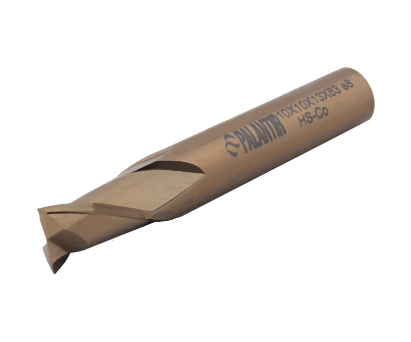 Фреза концевая (PALANTIR) из быстрорежущей стали EMP-2F-10x63-HSCo-8-BR, арт. 00098176