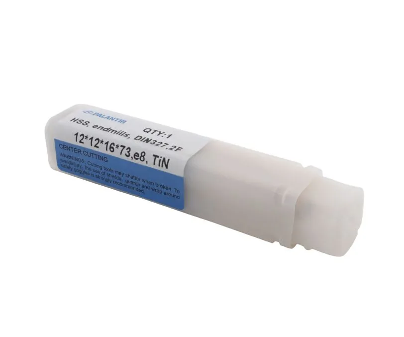 Фреза концевая (PALANTIR) из быстрорежущей стали EMP-2F-12x73-HSS-TiN, арт. 00098173: фото 3