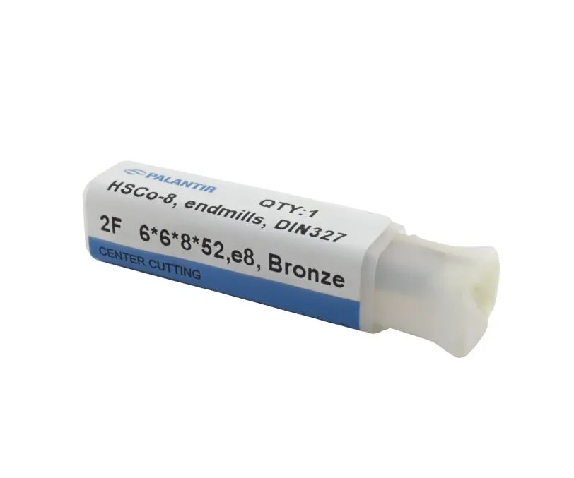 Фреза концевая (PALANTIR) из быстрорежущей стали EMP-2F-6x52-HSCo-8-BR, арт. 00098174: фото 3