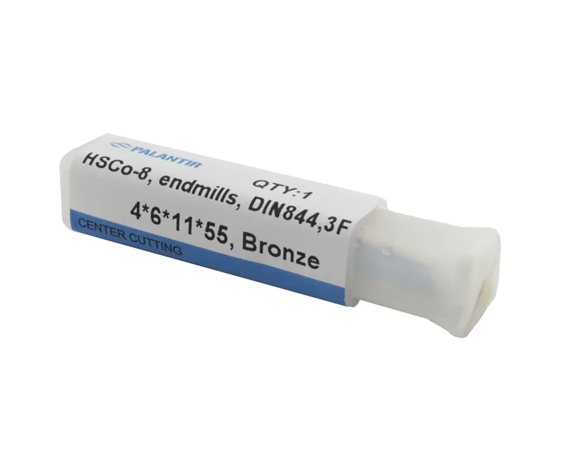 Фреза концевая (PALANTIR) из быстрорежущей стали EMP-3F-4x55-HSCo-8-BR, арт. 00098153: фото 3