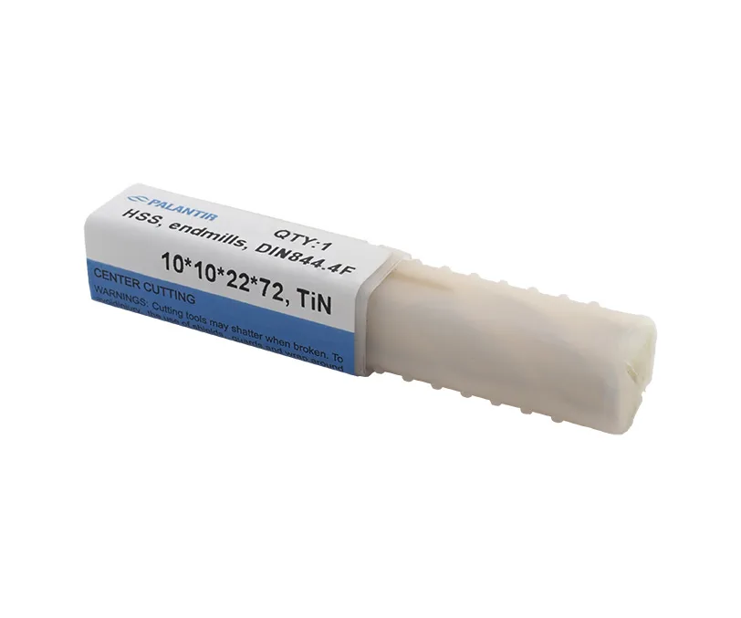 Фреза концевая (PALANTIR) из быстрорежущей стали EMP-4F-10x72-HSS-TiN, арт. 00098148: фото 3