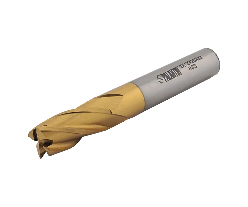 Фреза концевая (PALANTIR) из быстрорежущей стали EMP-4F-12x83-HSS-TiN, арт. 00098149