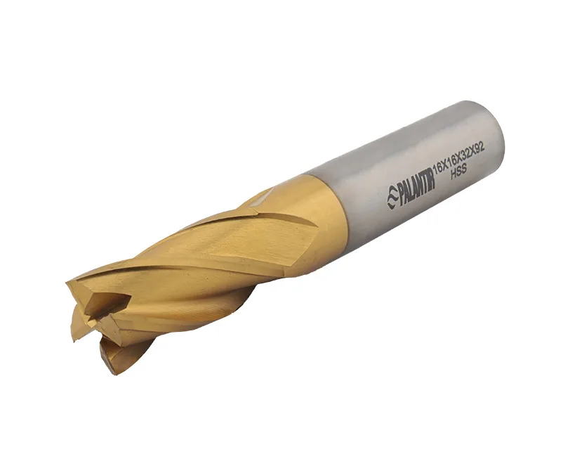 Фреза концевая (PALANTIR) из быстрорежущей стали EMP-4F-16x92-HSS-TiN, арт. 00098150