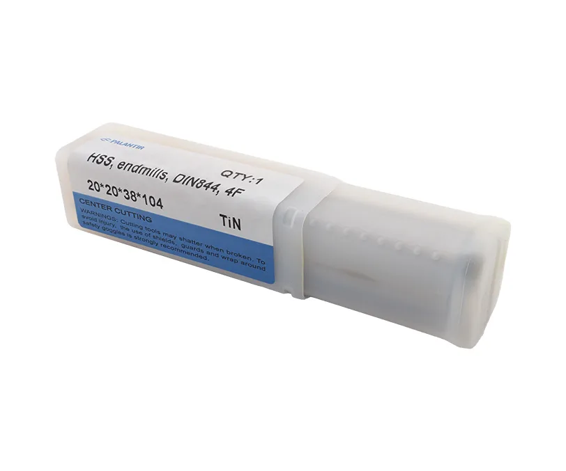 Фреза концевая (PALANTIR) из быстрорежущей стали EMP-4F-20x104-HSS-TiN, арт. 00098152: фото 3