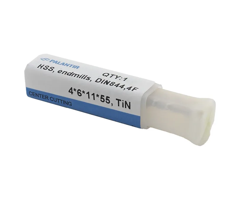 Фреза концевая (PALANTIR) из быстрорежущей стали EMP-4F-4x55-HSS-TiN, арт. 00098142: фото 3