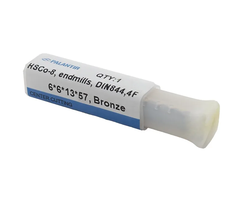Фреза концевая (PALANTIR) из быстрорежущей стали EMP-4F-6x57-HSCo-8-BR, арт. 00098161: фото 3