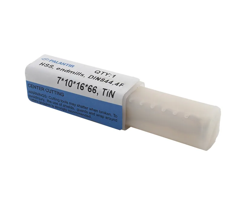 Фреза концевая (PALANTIR) из быстрорежущей стали EMP-4F-7x66-HSS-TiN, арт. 00098145: фото 3